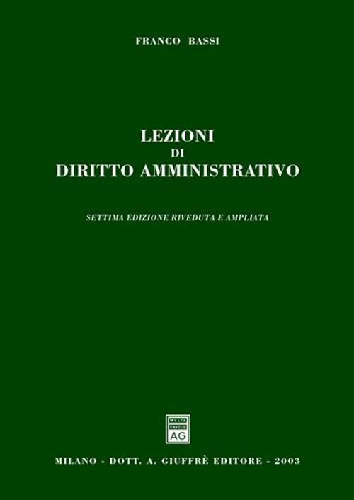 Lezioni di diritto amministrativo