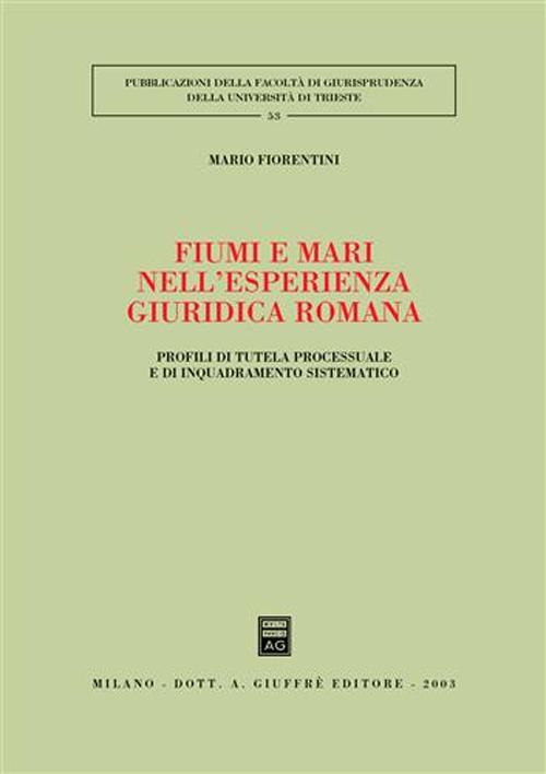 Fiumi e mari nell'esperienza giuridica romana. Profili di tutela processuale e di inquadramento sistematico