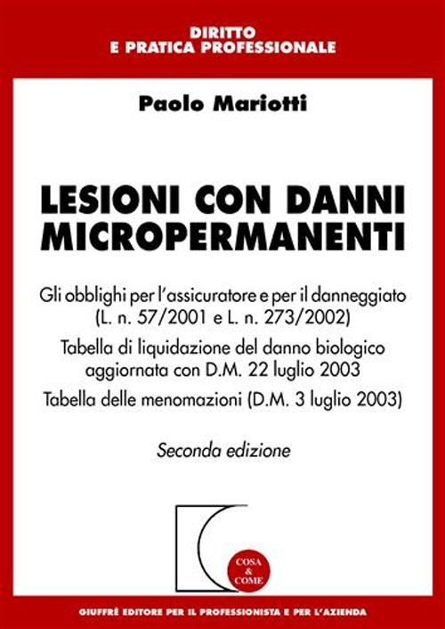 Lesioni con danni micropermanenti