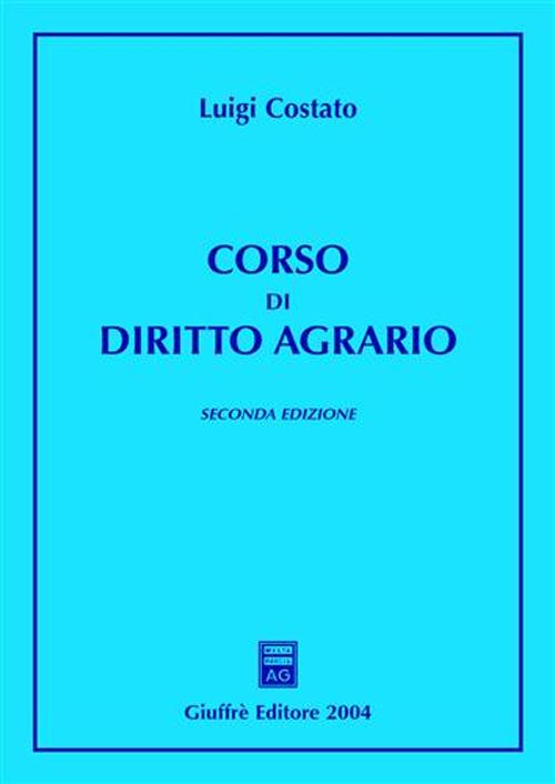 Corso di diritto agrario