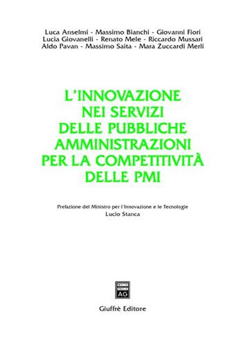 L'innovazione nei servizi delle pubbliche amministrazioni per la competitività delle PMI