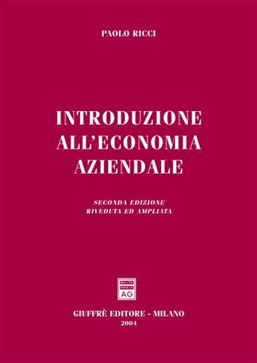 Introduzione all'economia aziendale