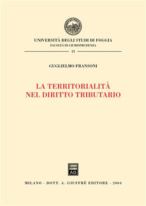 La territorialità nel diritto tributario
