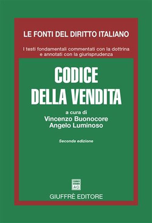 Codice della vendita. Aggiornato al dicembre 2004