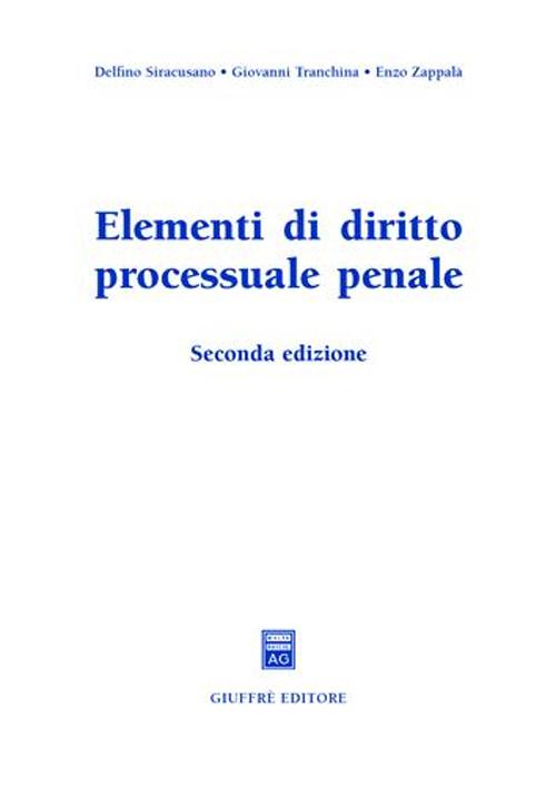 Elementi di diritto processuale penale