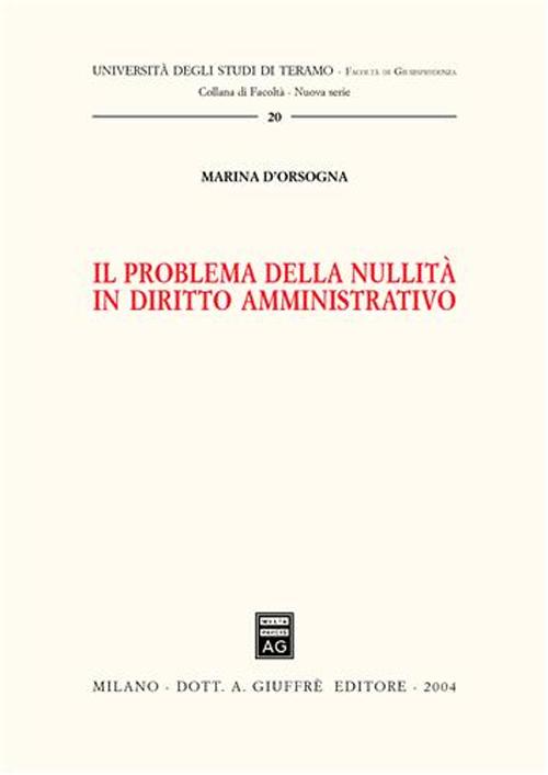 Il problema della nullità in diritto amministrativo