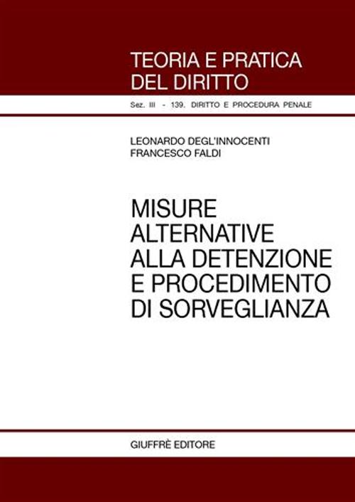 Misure alternative alla detenzione e procedimento di sorveglianza