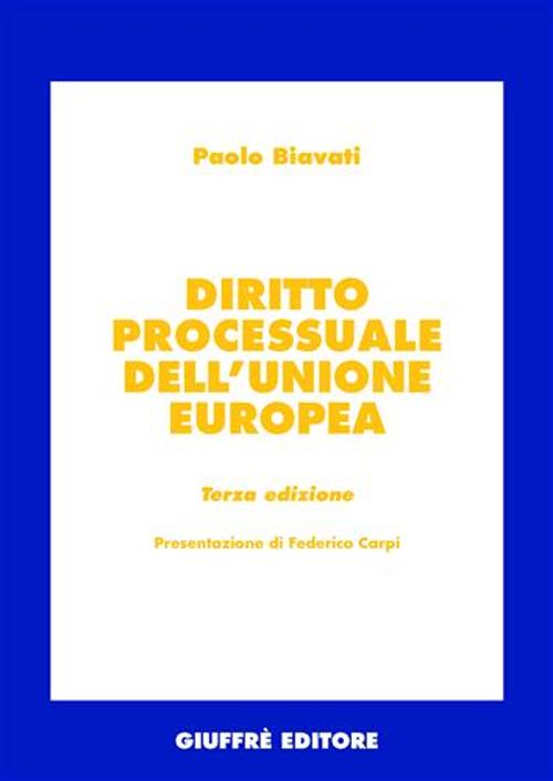Diritto processuale dell'Unione Europea