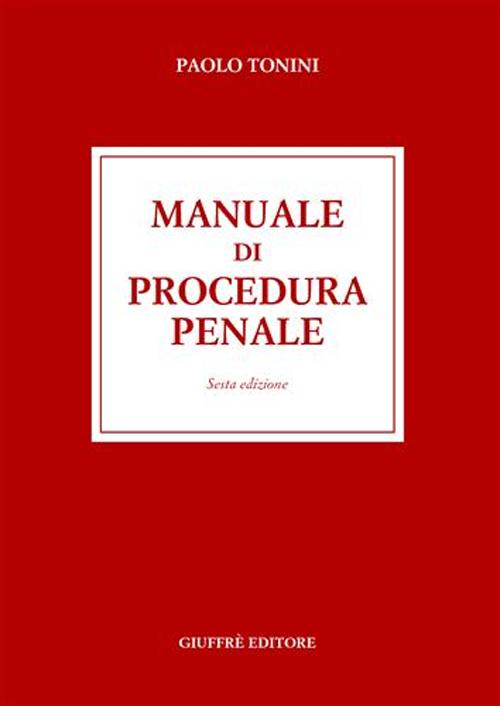Manuale di procedura penale