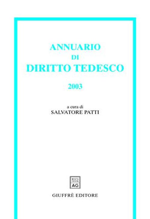 Annuario di diritto tedesco