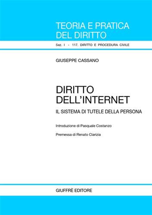 Diritto dell'Internet. Il sistema di tutele della persona