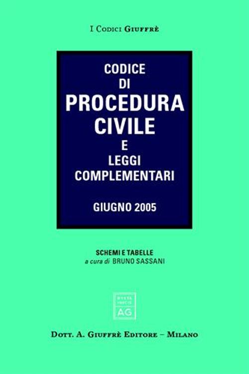 Codice di procedura civile e leggi complementari