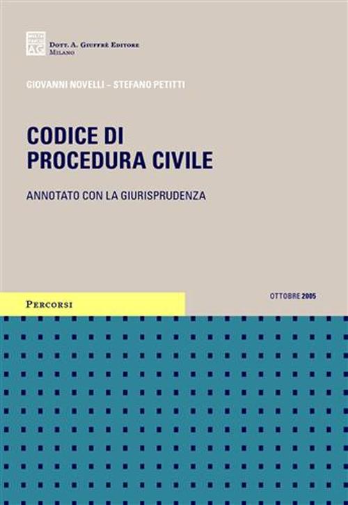 Codice di procedura civile. Annotato con la giurisprudenza