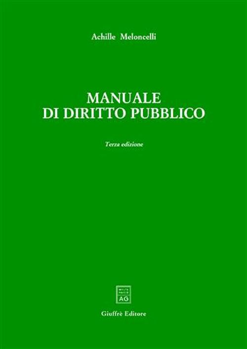 Manuale di diritto pubblico