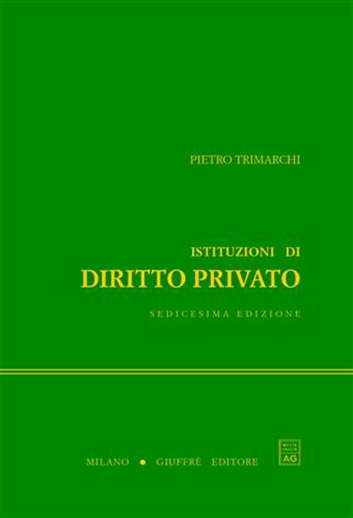 Istituzioni di diritto privato
