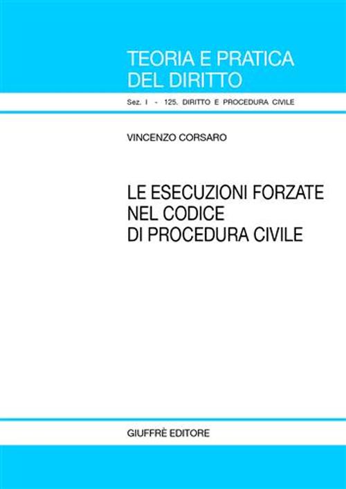Le esecuzioni forzate nel Codice di procedura civile