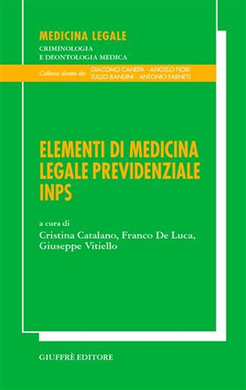 Elementi di medicina legale previdenziale INPS