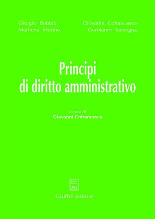 Principi di diritto amministrativo