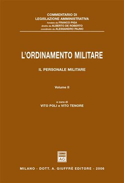 L'ordinamento militare. Vol. 2: Il personale militare