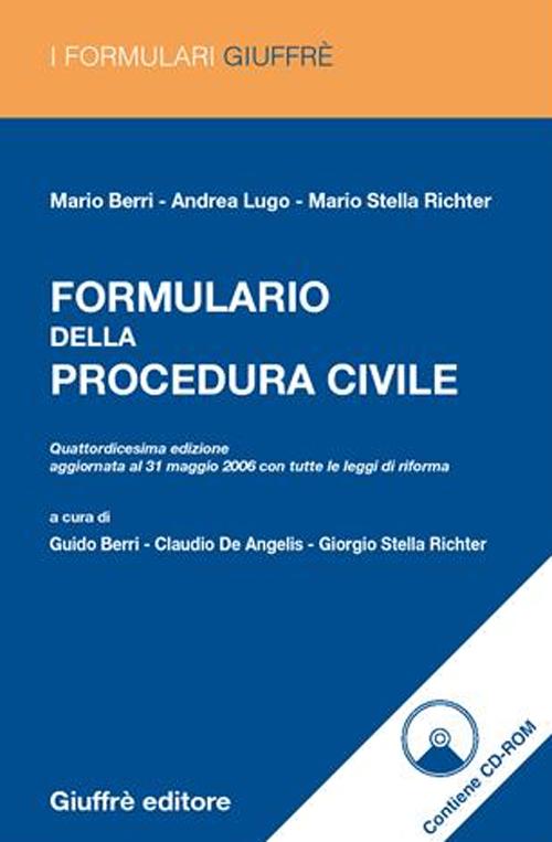 Formulario della procedura civile