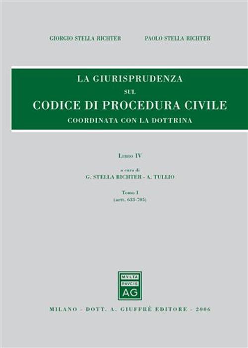 Rassegna di giurisprudenza del Codice di procedura civile. Vol. 4/1: Artt. 633-705