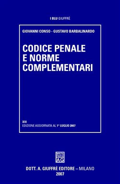 Codice penale e norme complementari