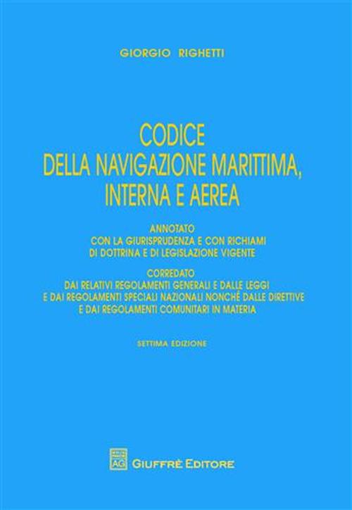 Codice della navigazione marittima, interna e aerea