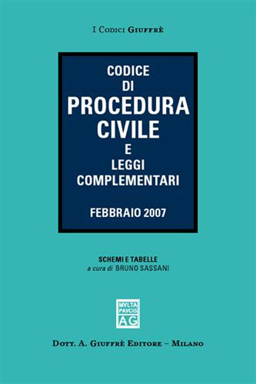 Codice di procedura civile e leggi complementari