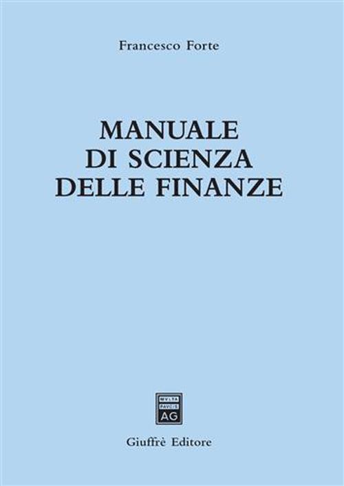 Manuale di scienza delle finanze