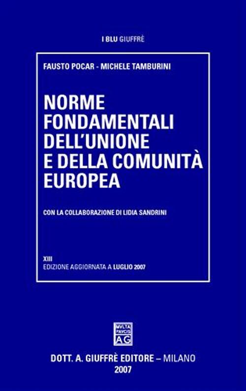 Norme fondamentali dell'unione e della Comunità europea