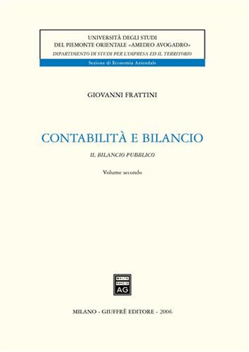 Contabilità e bilancio. Vol. 2: Il bilancio pubblico