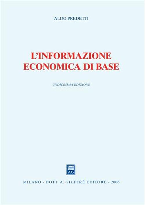 L'informazione economica di base