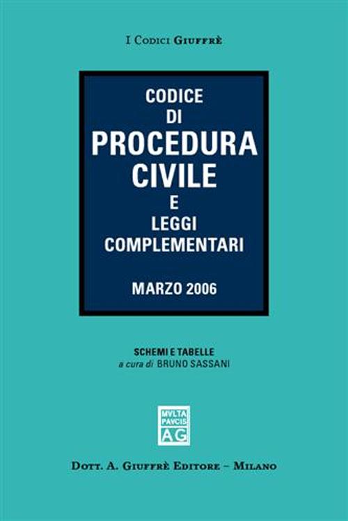 Codice di procedura civile e leggi complementari