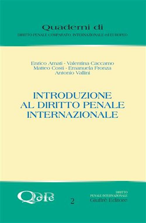 Introduzione al diritto penale internazionale