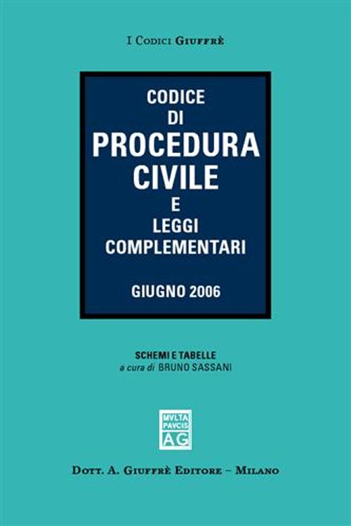 Codice di procedura civile e leggi complementari