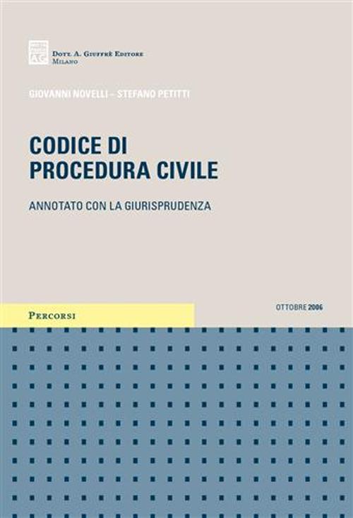 Codice di procedura civile. Annotato con la giurisprudenza
