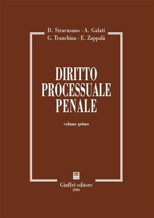 Diritto processuale penale. Vol. 1