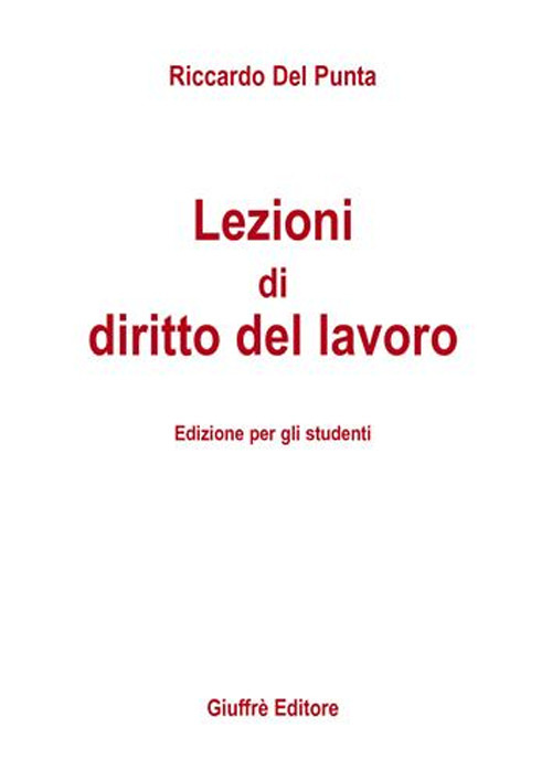 Lezioni di diritto del lavoro