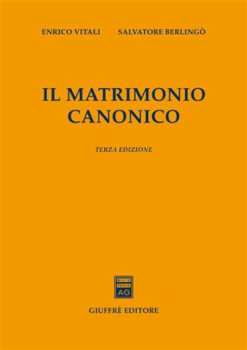 Il matrimonio canonico