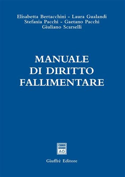 Manuale di diritto fallimentare