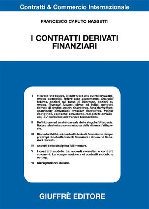 I contratti derivati finanziari