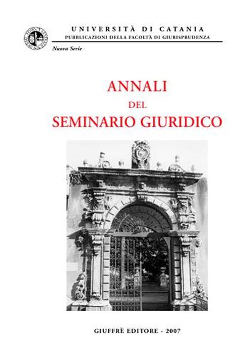 Annali del Seminario giuridico