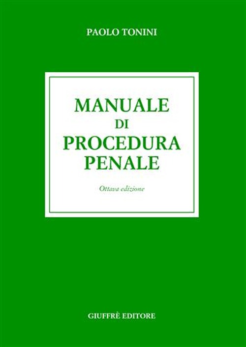 Manuale di procedura penale