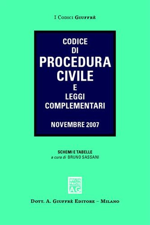 Codice di procedura civile e leggi complementari