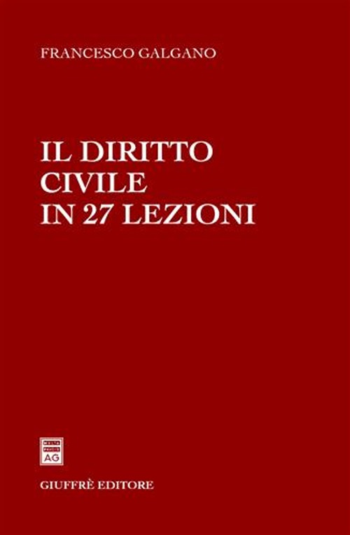 Il diritto civile in 27 lezioni