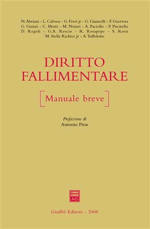 Diritto fallimentare. Manuale breve