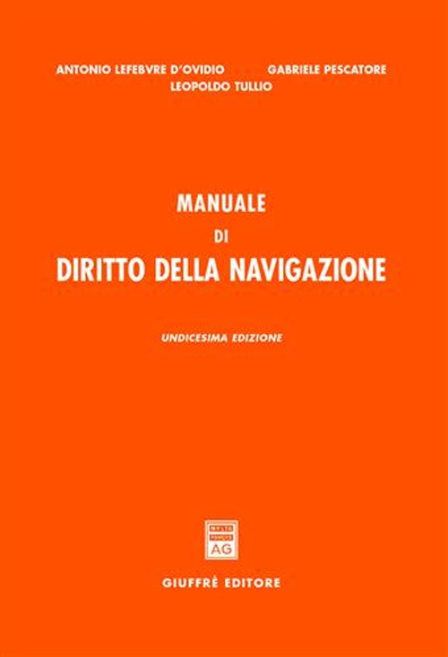 Manuale di diritto della navigazione