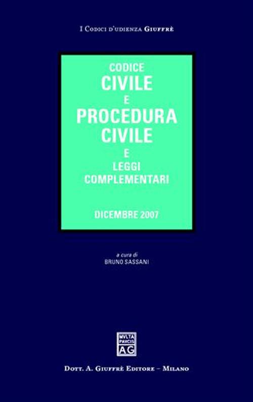 Codice civile e procedura civile e leggi complementari
