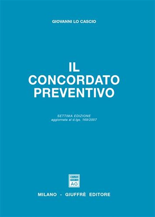 Il concordato preventivo