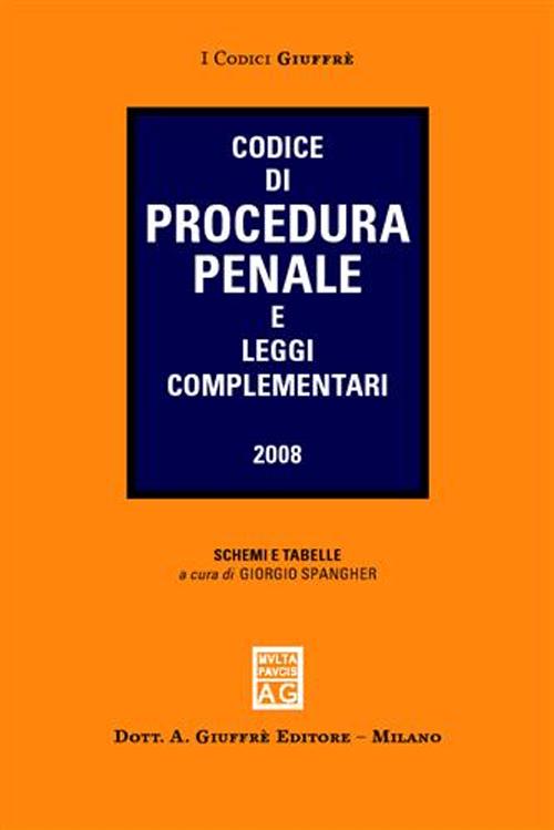 Codice di procedura penale e leggi complementari